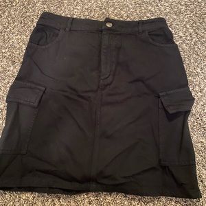 Thread & Supply black cargo skirt NWT